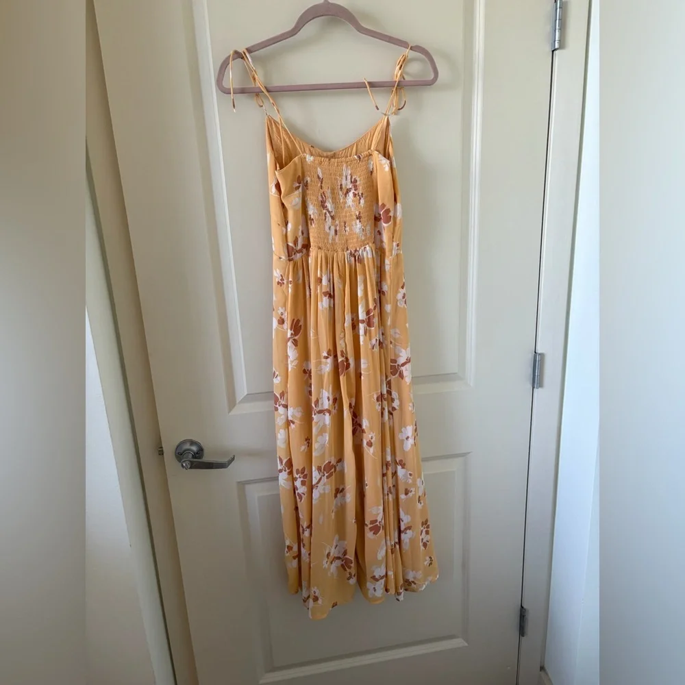 Abercrombie & Fitch Floral Yellow Dress